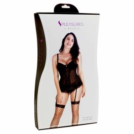Corsé S Pleasures Negro (Talla única) Corsé S Pleasures Negro (Talla única)