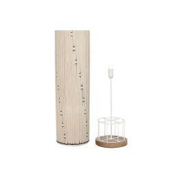 DKD Home Decor Lámpara de Pie Urban de Algodón Rafia y Madera, Crudo y Negro, Acabado Natural, 25x25x125 cm, Bombilla E27 50W DKD Home Decor Lámpara de Pie Urban de Algodón Rafia y Madera, Crudo y Negro, Acabado Natural, 25x25x125 cm, Bombilla E27 50W
