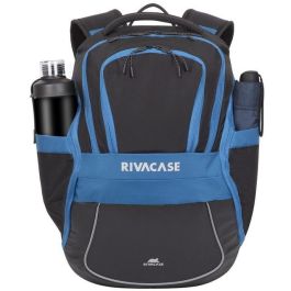 Rivacase 5225 Mochila Mercantour 15.6" 20L Nylon Negro/Azul con Compartimento para Portátil y Tableta