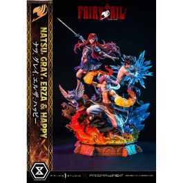 Prime 1 Studio Figura Fairy Tail Natsu, Gray, Erza 57x44x38 cm PVC