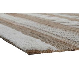 Alfombra Home ESPRIT Blanco Marrón Boho 160 x 230 x 1 cm