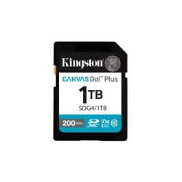 Kingston SDG4/1TB Tarjeta SDXC Canvas Go Plus 1TB, 200MB/s Lectura, V30, U3, para 4K UHD, DSLR y Cámaras sin Espejo Precio: 193.49999955. SKU: B13EFZZ5X8