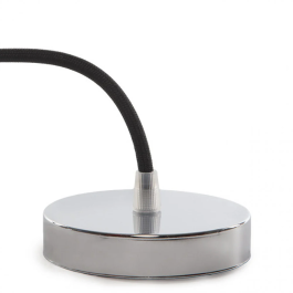 Pendel E27 Cable 1000mm Tela con Rosetón Portalámparas Metal [SC-MPL016]