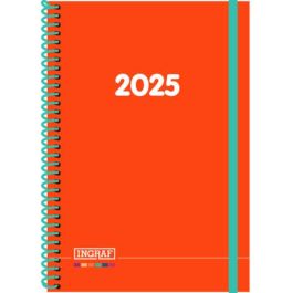 AGENDA 2025 MEDITERRANEO DIA/PAGINA 15x21 COL.SURTIDOS ESPIRAL CASTELLANO INGRAF 355430