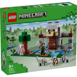 LEGO 21261 Minecraft La Fortaleza-Lobo Juego de Construcción Multicolor 312 Piezas para Niños a partir de 8 Años