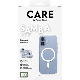 PanzerGlass Samba clear MagSafe Funda Transparente para iPhone 17