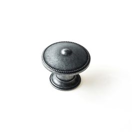 Rei mod. 3121 Blister 4 Pomos Redondos para Mueble Zamak Acabado Plata Vieja Ø30mm Precio: 7.49999987. SKU: S7912576