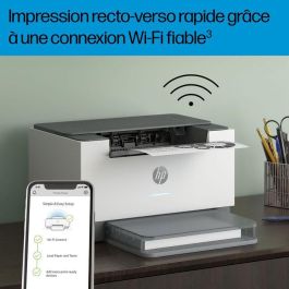 HP Impresora Láser Monocromo LaserJet M209Dw con Wi-Fi y Dúplex Automático, 30 ppm, Compacta para Hogar y Pequeña Oficina