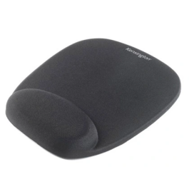 Kensington Alfombrilla Ratón Negra con Reposamuñecas Integrado de Espuma, Soporte Ergonómico, Distribución de Presión Uniforme Precio: 19.49999942. SKU: BIX62384