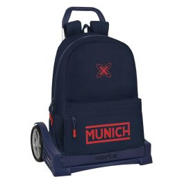 Mochila Escolar con Ruedas Munich Flash Azul marino 30 x 46 x 14 cm Precio: 37.50000056. SKU: B19HQAAE28