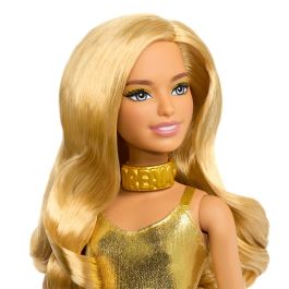 Muñeca Barbie Fashionista Look Dorado Hrh19 Mattel