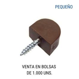 Herrajes Fab.Nacional Soporte Estante Pq con Tornillo Marrón 1.000 Unidades