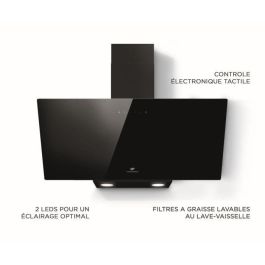 CONTINENTAL EDISON CEHD9065B campana decorativa negra - L90 cm CONTINENTAL EDISON CEHD9065B campana decorativa negra - L90 cm