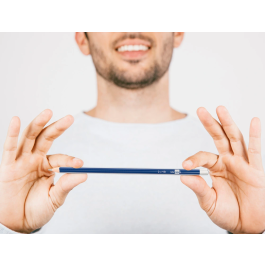 Liderpapel Lápices de Grafito HB Triangular sin Goma Color Azul