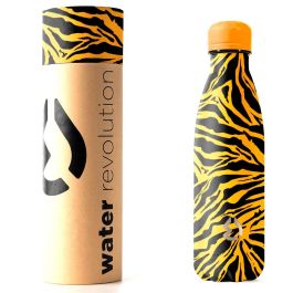 WATER REVOLUTION Botella Térmica de Acero Inoxidable Tigre 500ml - Antigoteo, Doble Pared, Libre de BPA