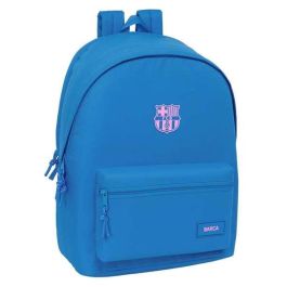 Safta Mochila Doble Portátil 15,6" + USB F.C. Barcelona Chica Indigo 31x44x18 cm