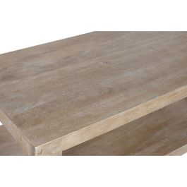 DKD Home Decor Mesa Centro Urban Natural Madera Maciza 120 x 58 x 45 cm