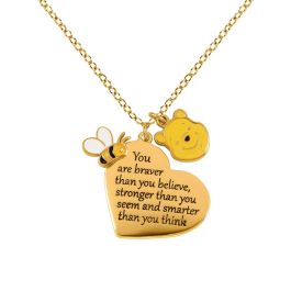 PEERS HARDY Colgante Corazón Disney Winnie the Pooh chapado en oro amarillo con amuleto Pooh Precio: 24.50000014. SKU: B1HV8BZ7Y8