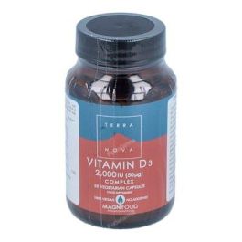 TERRANOVA Vitamina D3 2000 UI, 50 cápsulas veganas, contribuye a mantener los huesos en condiciones normales Precio: 20.5000004. SKU: B1JGKSSDJV