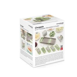 Pack Cortador de Verduras en Espiral y Mandolina-Rallador Plegable 6 en 1 InnovaGoods