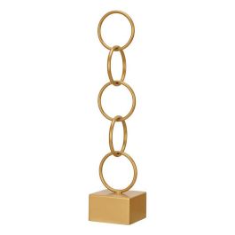 Giftdecor Figura Aros Oro Grande 12.5x60.5x12.5 cm (8 Unidades) Precio: 2349.79000047. SKU: S3611208