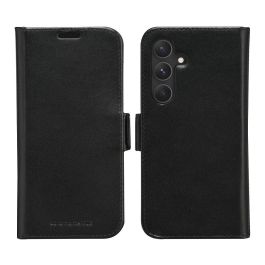 dbramante1928 Funda Lynge Flip Cartera de Cuero Negro para Samsung Galaxy S24+ - Negro