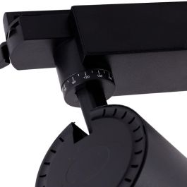 Foco Carril LED 30W 2700Lm CRI90 4200K Monofásico Antideslumbrante HO-FC-30W-AD-B-W 40000H Negro