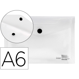 Liderpapel 44234 Carpeta Dossier Broche Polipropileno Transparente Translúcido DIN A6 Precio: 5.68999959. SKU: B16XD7CT7C