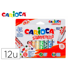 Carioca Rotulador Stamperello Caja 12 Unidades Colores Surtidos Punta Gruesa Precio: 7.69000012. SKU: B13LZDQSX6