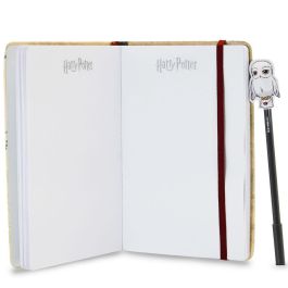 KARACTERMANIA Set diario y bolígrafo Hedwig Harry Potter, pack regalo con 100 páginas y tapa rígida