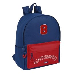 Mochila para Portátil Safta safta Rojo Azul marino 31 x 40 x 16 cm