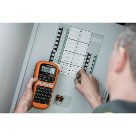 Brother PT-E110 Etiquetadora Portátil, Transferencia Térmica, 180x180 DPI, 20mm/s, Teclado QWERTY, HGe/TZe