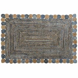 Alfombra Indio DKD Home Decor Multicolor Azul 290 x 1 x 200 cm