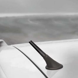 Foliatec FO34671 Antena S Negra Corta 7.5 cm PVC Acero para Coche