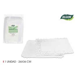 Bandeja rectangular Blonda Algon 26x36 cm (30 Unidades) Precio: 14.49999991. SKU: B1G33Y8LXN