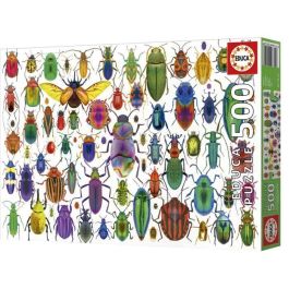 Educa Puzzle Escarabajos de 500 Piezas para Adultos y Niños +11 Años | Juego de Mesa de Cartón con Cola Especial FIX PUZZLE®