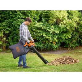 BLACK+DECKER BEBL260-QS Aspirador Soplador Triturador de Hojas Eléctrico 2600W, 40L, 315 km/h, 11,8 m³/min para Jardín BLACK+DECKER BEBL260-QS Aspirador Soplador Triturador de Hojas Eléctrico 2600W, 40L, 315 km/h, 11,8 m³/min para Jardín