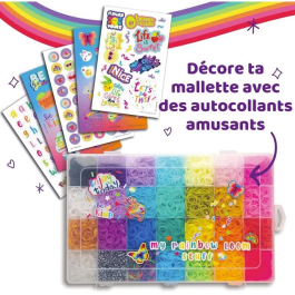 Rainbow Loom RAI3701405831189 - Kit Creativo DIY de 11.000 Pulseras Elásticas y Accesorios, Tesoro