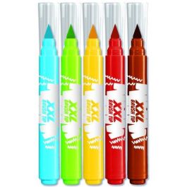 Maped Rotuladores Color Peps Jumbo Punta Pincel XXL, 5 Colores Surtidos, Relleno Rápido, Ideal para Grandes Superficies Precio: 5.79000004. SKU: B1FJVZJ6B4