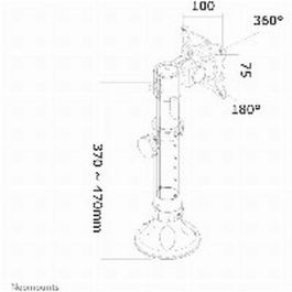 Soporte TV Neomounts FPMA-D025BLACK 10" 30" 12 kg