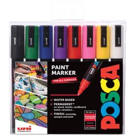 Posca PC-5M Set de 8 Rotuladores de Tinta al Agua de Punta Redonda Media para Papel, Tela, Cristal, Metal Precio: 53.95000017. SKU: B1EE5MPN8S