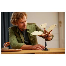 LEGO ICONS 10363 Máquina Voladora de Leonardo da Vinci, Juego Construcción, 493 Piezas, 18+ Años