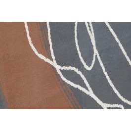 DKD Home Decor Cuadro Abstracto Azul Marron Claro 4.5 x 123 x 84 cm (2 Unidades)