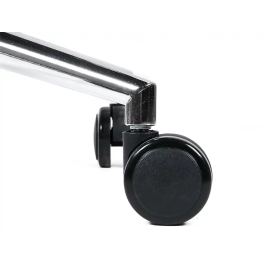 Q-connect Silla de Dirección Bosa Simil Piel Premium, Negro, Altura Máx. 1130mm, Ancho 550mm, Profundidad 630mm