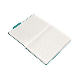 Cuaderno Con Gomilla Antartik Notes Tapa Dura A4 Hojas Cuadricula Verde Aguamarina 100 Hojas 80 gr