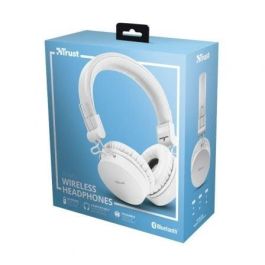 Auriculares Inalámbricos Trust Tones 23909/ con Micrófono/ Bluetooth/ Blancos
