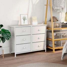 Cómoda Max Home Blanco 80 x 62 x 30 cm Cómoda Max Home Blanco 80 x 62 x 30 cm