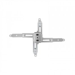 TooQ PJ2012T-S Soporte para Proyector de Techo Inclinable +/- 15°, 20kg, Ajustable 13-65cm, Plata