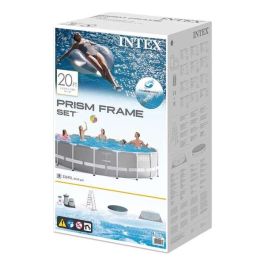 Piscina prism frame d610x132 cm(c/bomba filtro+escal Piscina prism frame d610x132 cm(c/bomba filtro+escal