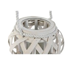 Portavela Shabby DKD Home Decor Blanco 18 x 13 x 18 cm Portavela Shabby DKD Home Decor Blanco 18 x 13 x 18 cm